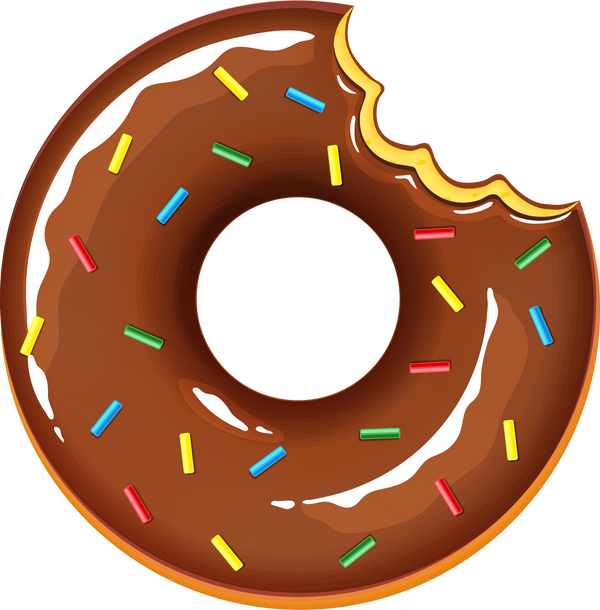 Chocolate Donut Illustration