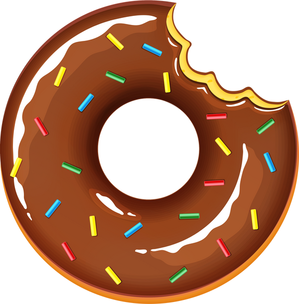 Chocolate Donut Illustration